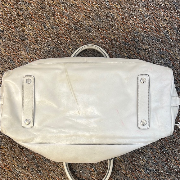 Coach Large Capacity Silver Tote Bag with Metallic Accents - Picture 8 of 17